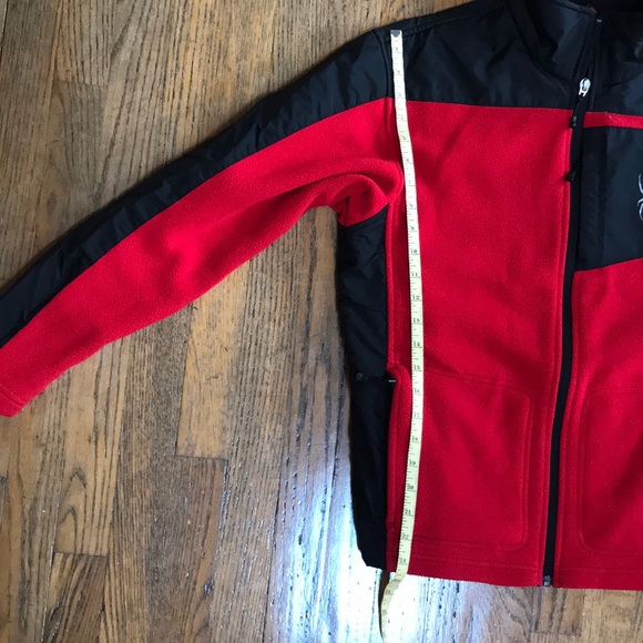 Kids Spyder fleece jacket. Size XL. - Picture 6 of 7